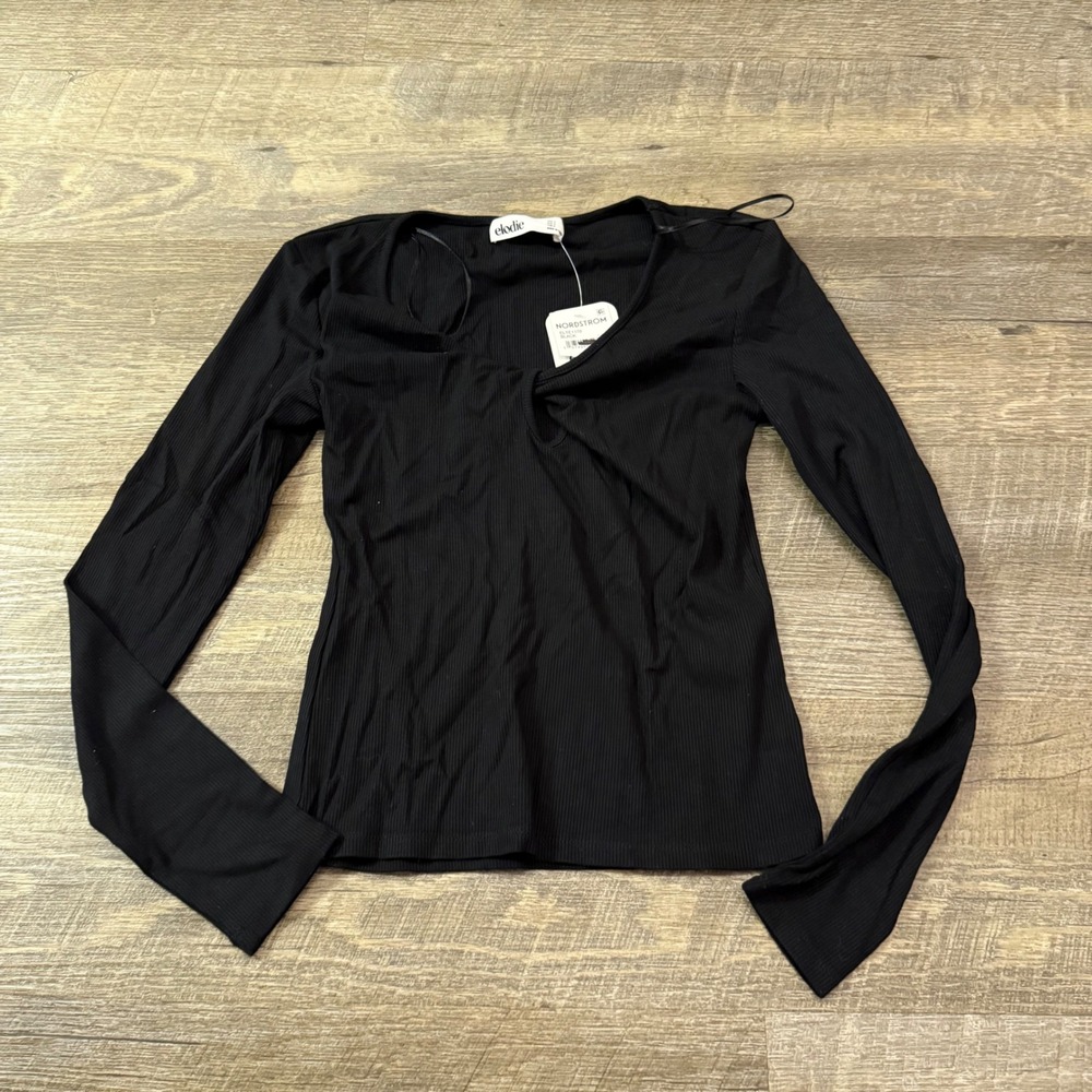 Elodie Ribbed Long Sleeve Top